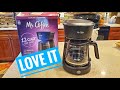 DETAILED REVIEW Mr Coffee 12 Cup Coffee Maker Unboxing How to Make a Pot of Coffee