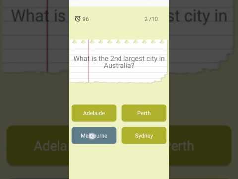 Australia and Oceania Trivia Video