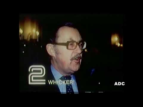 BBC2 announcer Bruce Hammal 23rd March 1984
