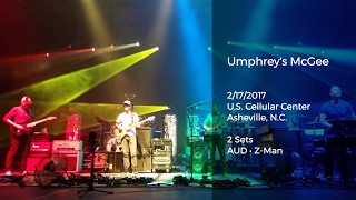 Umphrey's McGee Live at Asheville Civic Center, Asheville, NC - 2-17-2017 Full Show AUD