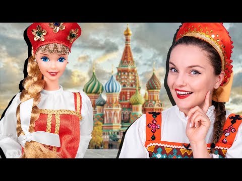 РУССКАЯ Барби! Обзор и распаковка Russian Barbie 1996