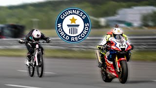 Download lagu Fastest Towed Bicycle - Guinness World Records mp3