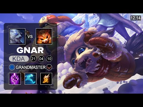 Gnar vs Volibear Top - EUW Grandmaster - Patch 12.14 Season 12