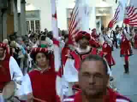 holiday italy giostra dell orso parade in pistoia