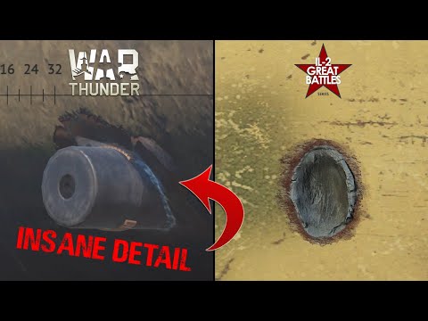Tank Combat Effects - War Thunder vs IL-2 Sturmovik: Tank Crew