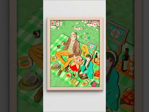 Spy X Family Layered Art #yorforger #spyxfamily #anya #anyaforger #layeredart #art