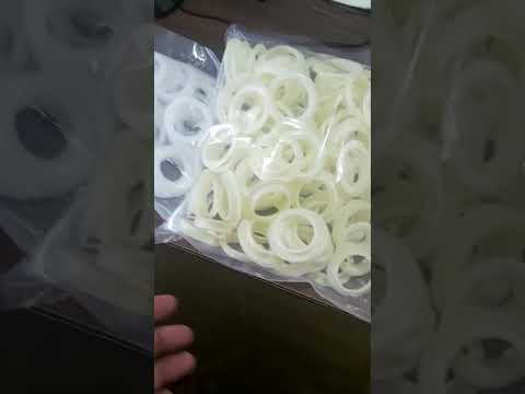 Normal Size Ivory Plastic Eyelet Ring With Washer