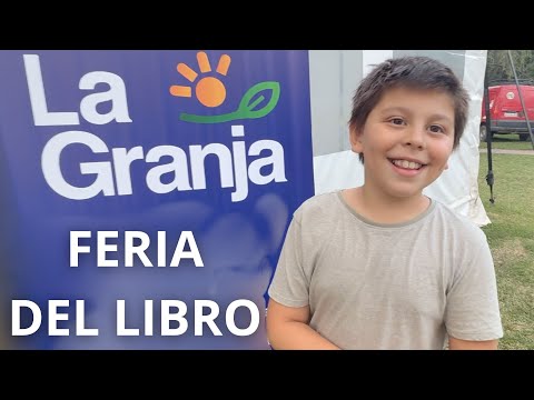 Juan en la Feria del Libro de la Granja