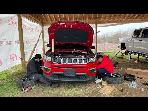 Installing a 2” RC lift kit on a Jeep Compass 2018