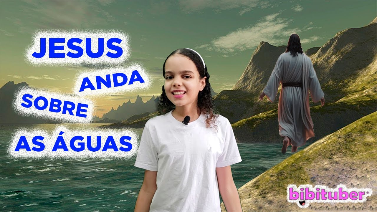 Jesus anda sobre as águas | História Bíblica Infantil | bibituber