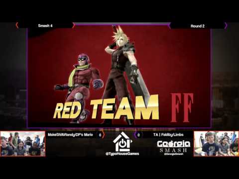 NaCl Monthly Doubles 7/30 - MakeShiftRandy/DP's Mario vs TA | Fatlity/Limbs - Smash 4 Round 2