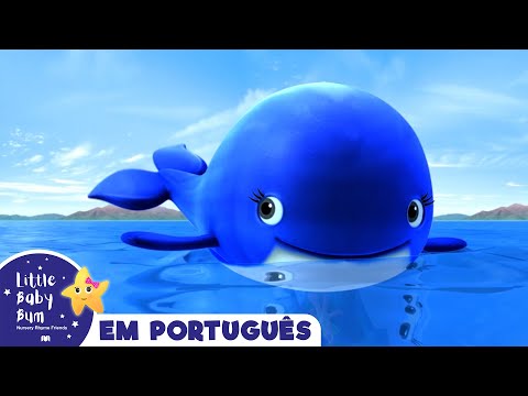A Baleinha Azul |  Canções para crianças | Little Baby Bum em Português