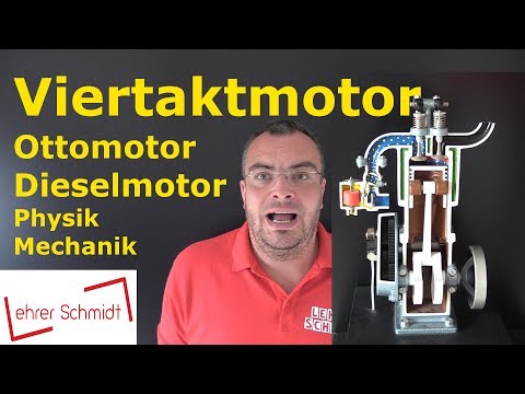 Four-stroke engine - Otto engine - Diesel engine | Mechanics | Physics | Lehrerschmidt
