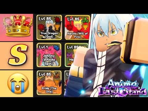 GODLY Units Tier List (Rimuru) | Anime Last Stand