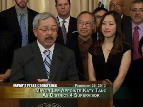 Mayor Lee Appoints Katy Tang As District 4 Supervisor