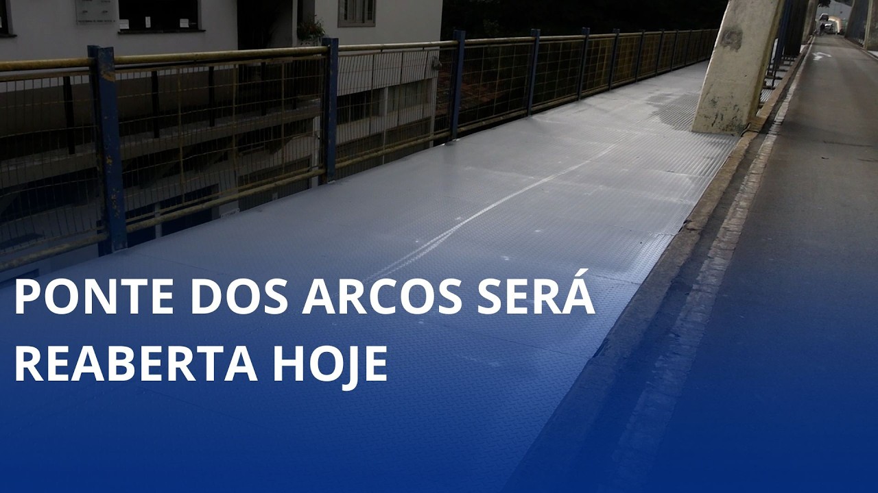 Ponte dos Arcos é reaberta em Rio do Sul