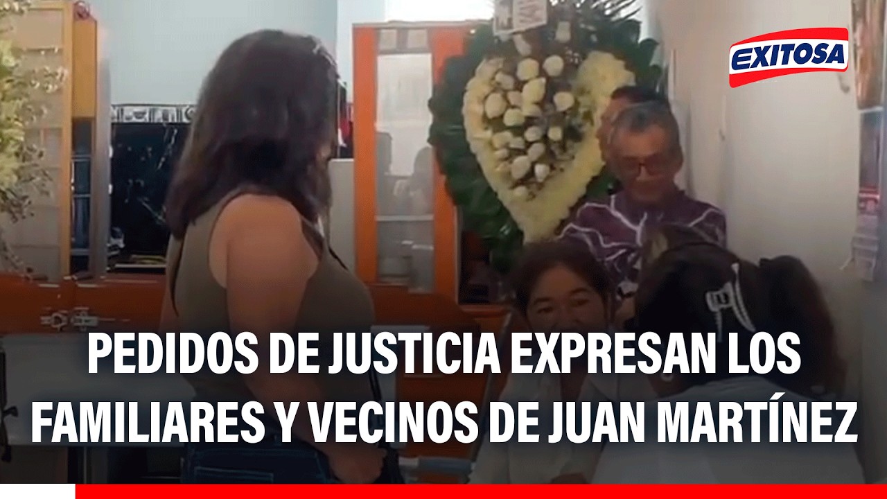 🔴🔵 Pedidos de justicia expresan los familiares y vecinos de Juan Martínez