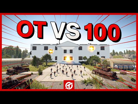 Can 100 Players Defend the White House Against the BEST CLAN in Rust? (OT)