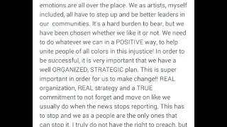 Diddy Speaks On Mike Brown