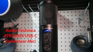 Video thumbnail for Audio-Technica ATR2500x USB-C Microphone Unboxing and Test! by EAtheVA