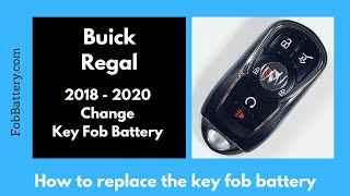 Buick Regal Key Fob Battery Replacement (2018 - 2020)