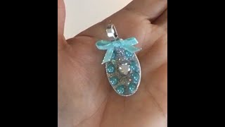 DIY dollar tree mini spoon charms// spoon upcycle