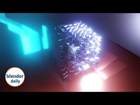 Project SciFi Reactor: The crate [1/9] | Blender Geonodes Daily, tip 95