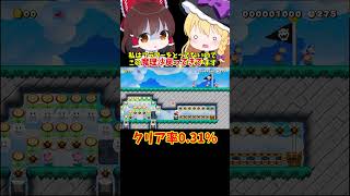 【マリオメーカー2】【ゆっくり実況】クリア率0.31%【ゲーム実況】short