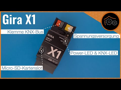Gira X1 - First impression and KNX visualization via app