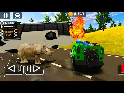 Mad Police Hummer Driving Around The City - Police Car Chase #42 - Best Gameplay (Android iOS)