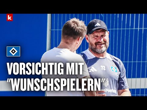 Von "zufrieden" bis "zufriedener": Baumgart und der HSV-Kader | Hamburger SV - Hertha BSC PK