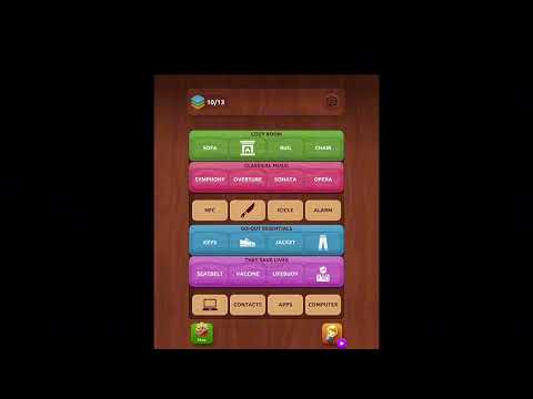 Associations Colorwood Game Levels 41-42-43-44