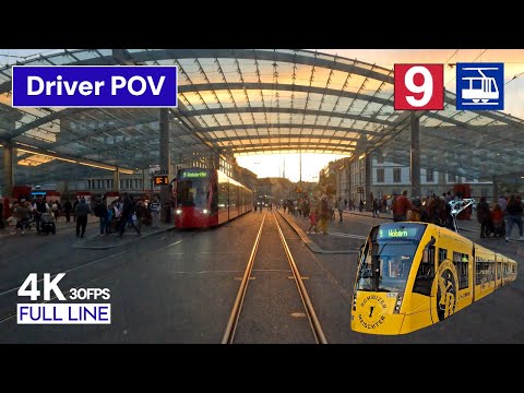 🇨🇭 Cab Ride Bern Tram Line 9 Driver's POV  | Wankdorf - Wabern [4K]