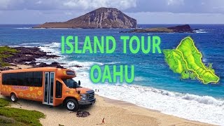 Oahu, Hawaii - Around The Island Tour 2016 4K