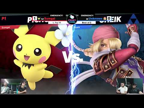 Sumgai (Pichu) vs Unknown (Sheik) - Losers Top 12 - Emergency: Run That Back!