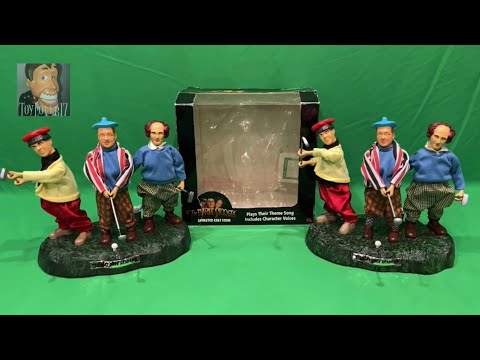 Gemmy 2002 The Three Stooges Animated Golf Scene