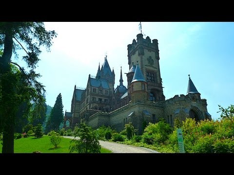 Bonn (3) Rhine and Drachenfels, Siebengebirge, castle Drachenburg Schloss - ReiseWorld