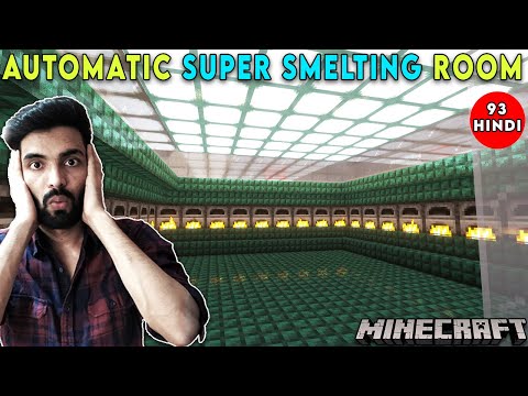 Navrit Gaming - I Made an Auto Smelter - Minecraft Survival Gameplay in Hindi #93