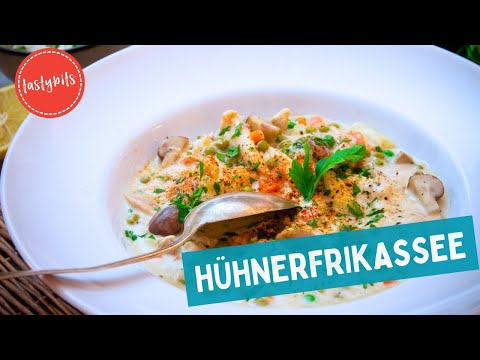 Hühnerfrikassee nach Omas Rezept - so wird es cremig & lecker!