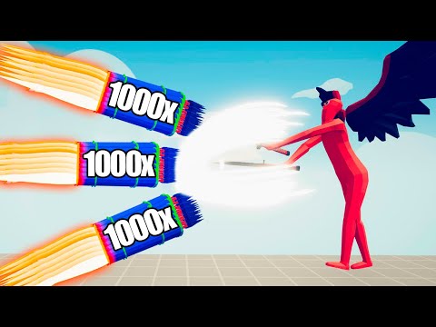 DEFLECT GOD vs 1000x OVERPOWERED RANGED UNITS | TABS Totally Accurate Battle Simulator