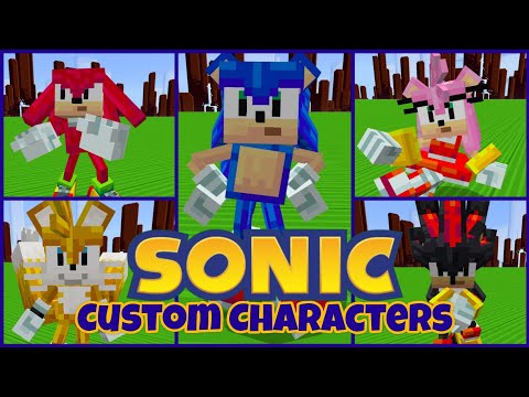 lizbedumb - Minecraft Sonic The Hedgehog DLC - All Custom Characters + Enemies