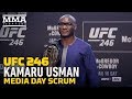 UFC 246: Kamaru Usman Media Scrum - MMA Fighting