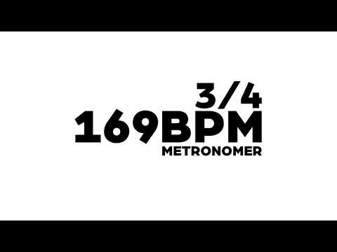 169 BPM Metronome 3/4