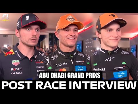 F1 Drivers Post Race Interviews | Abu Dhabi Grand Prix 2025