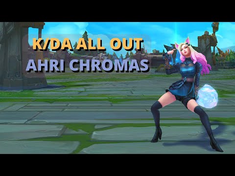 New K/DA ALL OUT Ahri Chromas | Preview