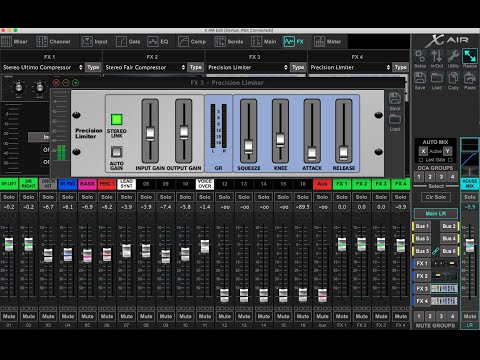 Gigging and Live Streaming on the XR18 with OBS software