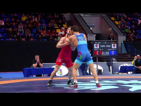 GR   55 kg Final 1 2 GEO NUGZARI TSURTSUMIA  AZE ELDANIZ AZIZLI