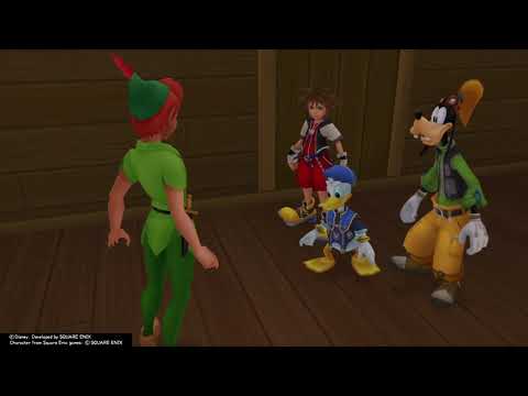 Kingdom Hearts Final Mix (PS4) Cutscene #115 Peter Pan and Tinker Bell