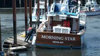 preview picture of video 'Tsunami Aftermath  Depoe Bay Oregon C/V Morning Star  3-11-11'