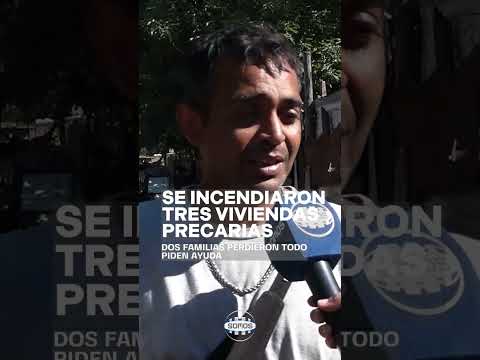 🔥🚨 EMERGENCIA EN BARRIO LAS FLORES: 2 FAMILIAS LO PERDIERON TODO EN UN INCENDIO